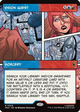 Vision Quest (Borderless) (MSH-309) - [Marvel Super Heroes]