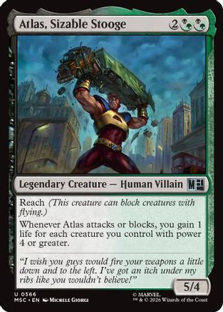 Atlas, Sizable Stooge (MSH-566) - [Marvel Super Heroes]