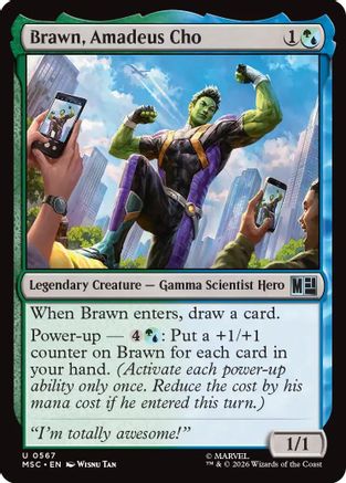 Brawn, Amadeus Cho (MSH-567) - [Marvel Super Heroes]