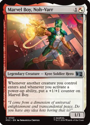 Marvel Boy, Noh-Varr (MSH-743) - [Marvel Super Heroes] Foil