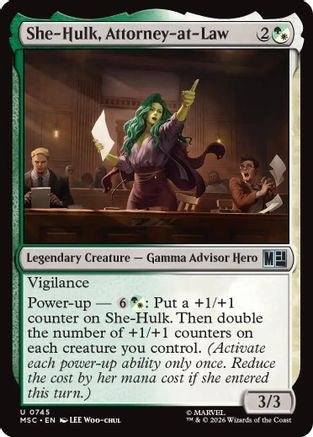 She-Hulk, Attorney-at-Law (MSH-745) - [Marvel Super Heroes] Foil