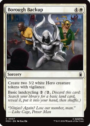 Borough Backup (MSH-007) - [Marvel Super Heroes]