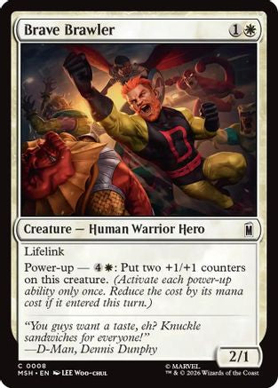 Brave Brawler (MSH-008) - [Marvel Super Heroes]
