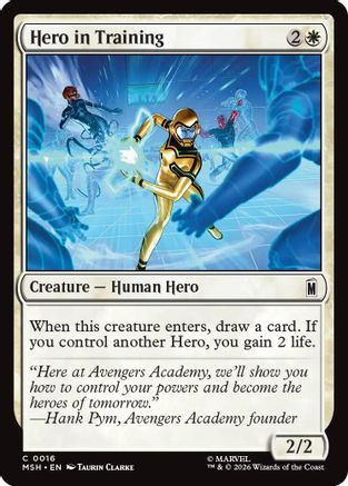 Hero in Training (MSH-016) - [Marvel Super Heroes] Foil