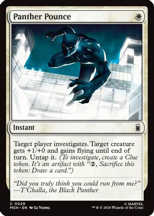 Panther Pounce (MSH-029) - [Marvel Super Heroes]