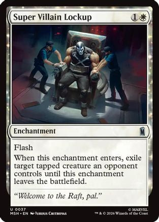 Super Villain Lockup (MSH-037) - [Marvel Super Heroes]