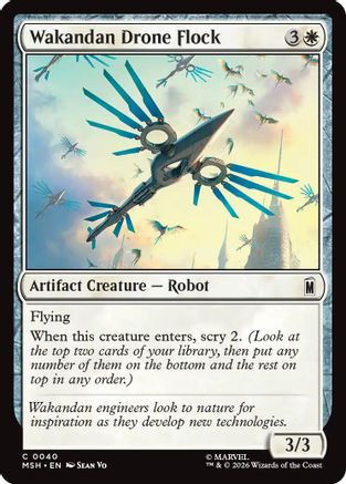 Wakandan Drone Flock (MSH-040) - [Marvel Super Heroes] Foil