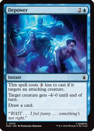 Depower (MSH-050) - [Marvel Super Heroes] Foil