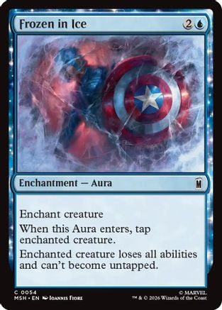 Frozen in Ice (MSH-054) - [Marvel Super Heroes] Foil