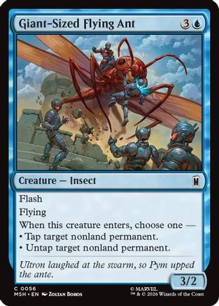 Giant-Sized Flying Ant (MSH-056) - [Marvel Super Heroes]