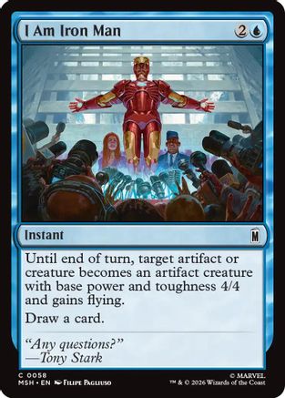 I Am Iron Man (MSH-058) - [Marvel Super Heroes]
