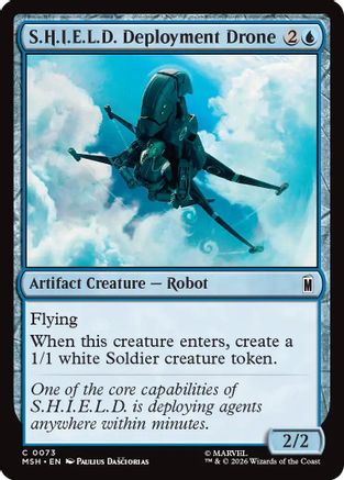 S.H.I.E.L.D. Deployment Drone (MSH-073) - [Marvel Super Heroes] Foil