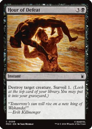 Hour of Defeat (MSH-099) - [Marvel Super Heroes] Foil