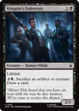 Kingpin's Enforcers (MSH-102) - [Marvel Super Heroes] Foil