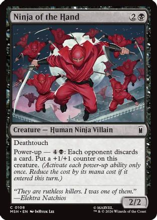Ninja of the Hand (MSH-108) - [Marvel Super Heroes] Foil