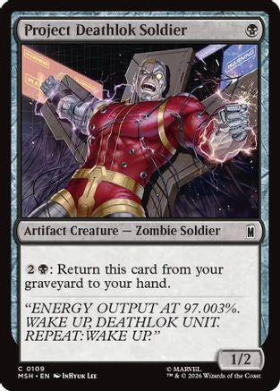 Project Deathlok Soldier (MSH-109) - [Marvel Super Heroes]