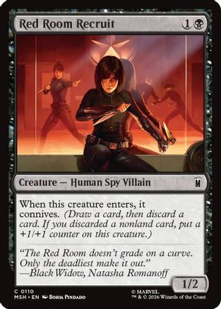 Red Room Recruit (MSH-110) - [Marvel Super Heroes]