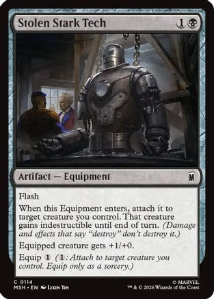 Stolen Stark Tech (MSH-114) - [Marvel Super Heroes] Foil