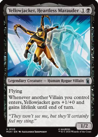 Yellowjacket, Heartless Marauder (MSH-123) - [Marvel Super Heroes] Foil