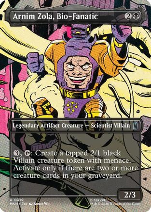 Arnim Zola, Bio-Fanatic (Borderless) (MSH-319) - [Marvel Super Heroes]