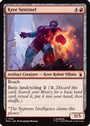 Kree Sentinel (MSH-141) - [Marvel Super Heroes]