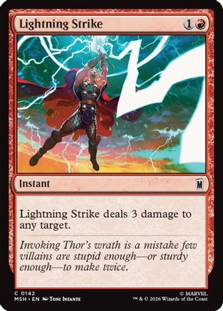 Lightning Strike (MSH-142) - [Marvel Super Heroes]