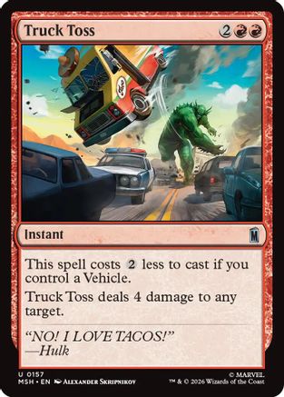 Truck Toss (MSH-157) - [Marvel Super Heroes] Foil