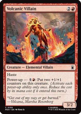 Volcanic Villain (MSH-159) - [Marvel Super Heroes] Foil