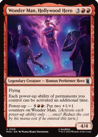 Wonder Man, Hollywood Hero (MSH-160) - [Marvel Super Heroes]
