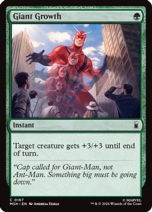 Giant Growth (MSH-167) - [Marvel Super Heroes] Foil