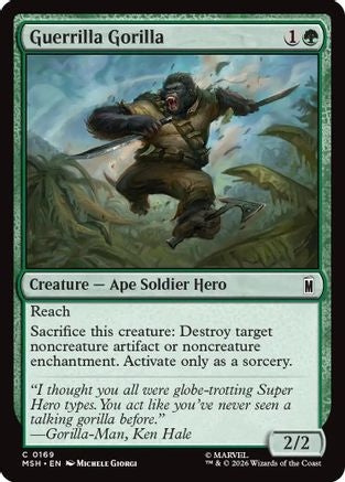 Guerrilla Gorilla (MSH-169) - [Marvel Super Heroes] Foil