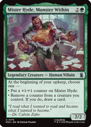 Mister Hyde, Monster Within (MSH-176) - [Marvel Super Heroes] Foil
