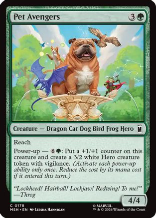 Pet Avengers (MSH-178) - [Marvel Super Heroes]