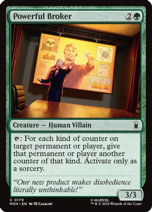 Powerful Broker (MSH-179) - [Marvel Super Heroes] Foil
