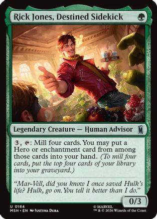 Rick Jones, Destined Sidekick (MSH-184) - [Marvel Super Heroes] Foil
