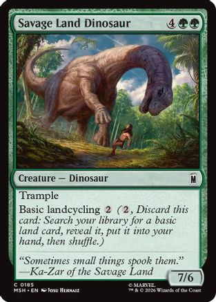 Savage Land Dinosaur (MSH-185) - [Marvel Super Heroes]