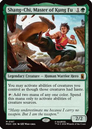 Shang-Chi, Master of Kung Fu (MSH-187) - [Marvel Super Heroes] Foil