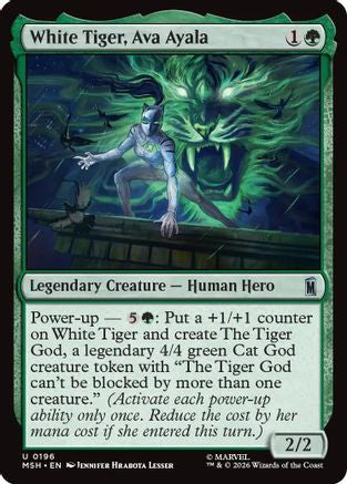 White Tiger, Ava Ayala (MSH-196) - [Marvel Super Heroes]