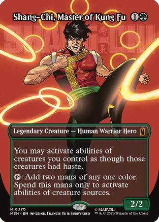 Shang-Chi, Master of Kung Fu (Borderless) (0370) (MSH-370) - [Marvel Super Heroes] Foil