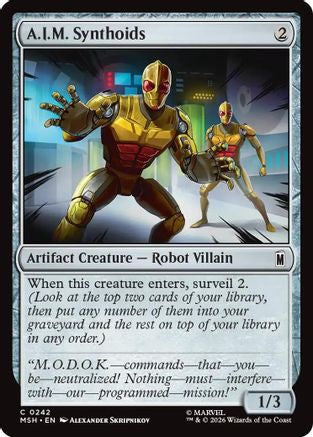 A.I.M. Synthoids (MSH-242) - [Marvel Super Heroes]