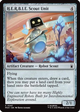 H.E.R.B.I.E. Scout Unit (MSH-247) - [Marvel Super Heroes] Foil