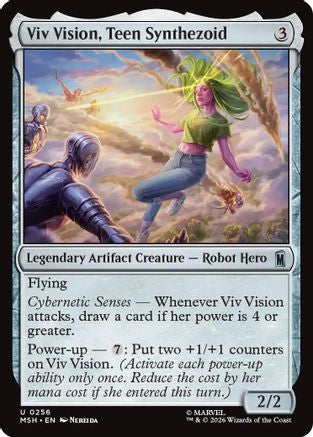 Viv Vision, Teen Synthezoid (MSH-256) - [Marvel Super Heroes] Foil