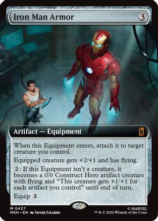 Iron Man Armor (Extended Art) (MSH-427) - [Marvel Super Heroes] Foil