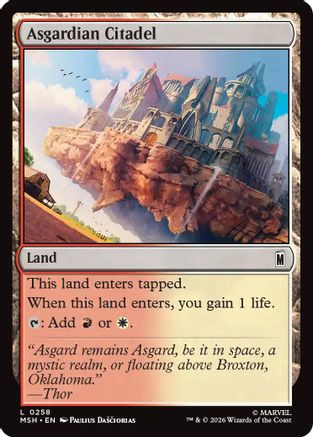 Asgardian Citadel (MSH-258) - [Marvel Super Heroes] Foil