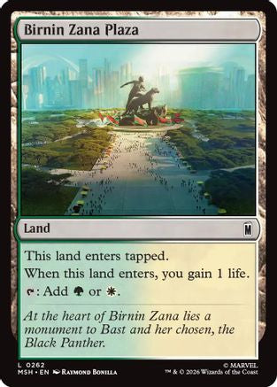 Birnin Zana Plaza (MSH-262) - [Marvel Super Heroes]