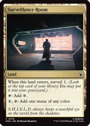 Surveillance Room (MSH-274) - [Marvel Super Heroes] Foil