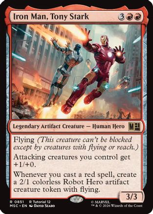Iron Man, Tony Stark (0851) (MSC-851) - [Commander: Marvel Super Heroes]