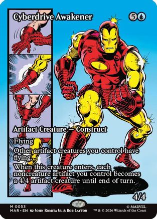 Cyberdrive Awakener (Borderless) (MAR-053) - [Marvel Universe Eternal-Legal]