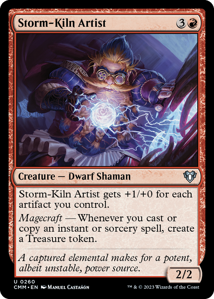 Storm-Kiln Artist (CMM-260) - [Commander Masters]