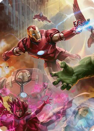 Iron Man, Futurist Paragon Art Card (AAMSH-001) - [Art Series: Marvel Super Heroes]
